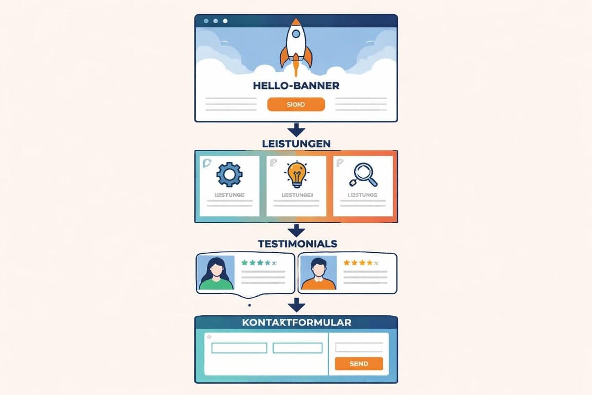 Website-Layout Komponenten